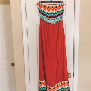 Strapless Maxi Dress